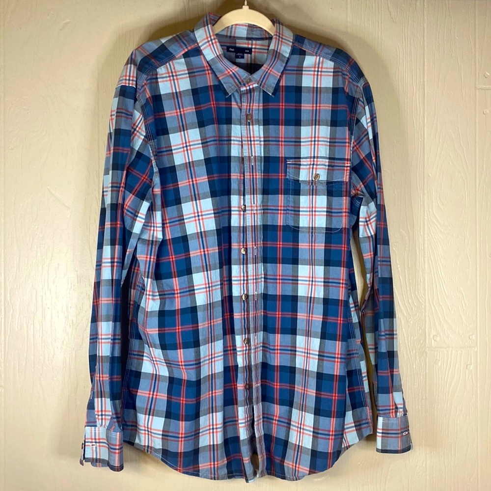 Gap, Men’s Plaid XL button down shirt